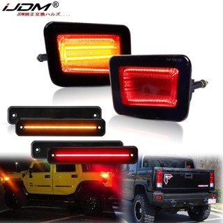 ไฟตัดหมอก LED สะท้อนแสง ติดกันชนหน้า และหลัง สําหรับ Hummer H2