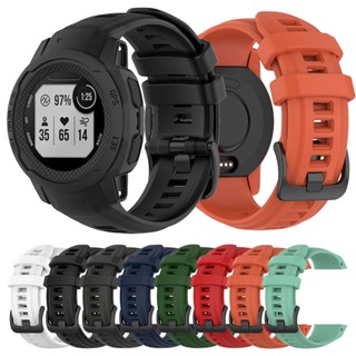 สายนาฬิกาข้อมือซิลิโคน 22 มม. อุปกรณ์เสริม แบบเปลี่ยน สําหรับ Garmin Instinct 2 Instinct Band Smart Sport