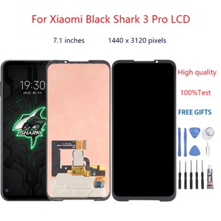 อะไหล่หน้าจอสัมผัสดิจิทัล Lcd แบบเปลี่ยน สําหรับ Xiaomi Black Shark 3 3 Pro Xiaomi BlackShark 3 Pro