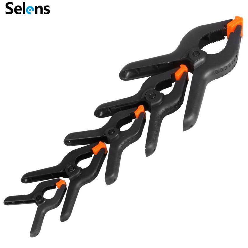 Selens คลิปหนีบฉากหลังสําหรับสตูดิโอถ่ายภาพ 4 ชิ้น ตัวหนีบฉากผ้า ฉากpvc ใช้หนีบกับโครงฉากสตูดิโอ