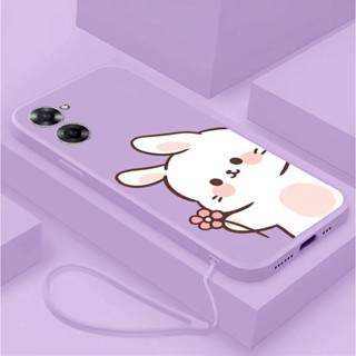 เคสโทรศัพท์มือถือ ซิลิโคน กันกระแทก ลายการ์ตูนกระต่าย ดอกคําฝอยน่ารัก สําหรับ Realme 10 4g 5g 10 pro Realme 10 pro plus