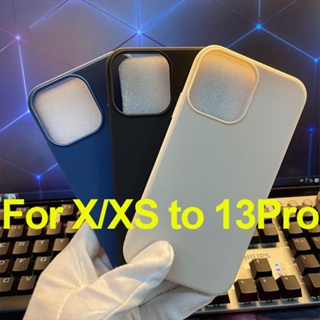 [พร้อมส่ง] เคสโทรศัพท์มือถือ ซิลิโคน DIY สําหรับ X XS to 13 Pro X XS to 13 Pro X XS to 14 Pro