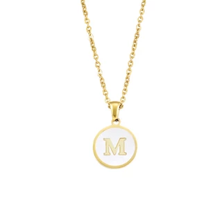สร้อยคอโซ่ ชุบทอง 18K จี้ตัวอักษร a z ตัว เครื่องประดับ ของขวัญ สําหรับผู้หญิง