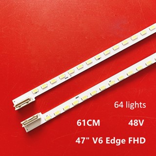 2pcs/set tv backlight strip for LG 47LV4500-CA Strip LED LG47LV3600-CB Backlight Strip 47" V6 Edge FHD NEW