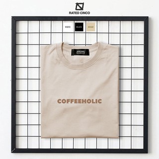 COFFEEHOLIC | Coffee Lovers Design | Minimalist Design | Aesthetic | Unisex | RATED CINCO_01