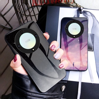 เคสแข็ง Honor X9A 5G ฝาครอบกรณี Tempered Glass Casing HonorX9A 5G เคสโทรศัพท์ Back Cover