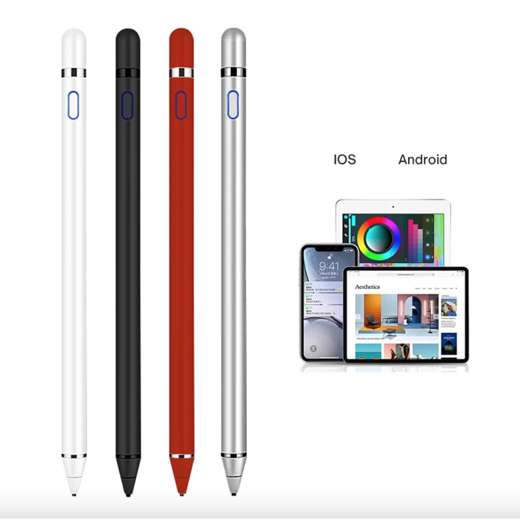 ปากกาทัชสกรีน Stylus แบบสากล สําหรับแท็บเล็ต โทรศัพท์มือถือ แท็บเล็ต ดินสอดิจิทัล สําหรับแผ่นดินสอ Android