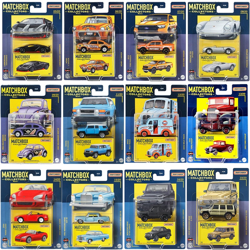 50Th Anniversary Matchbox 1:64 Collectors Series Divco Milk Truck Ford Porsche 550 Volkswagen Beetle รถโมเดล