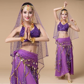 [New in stock] new belly dance costume costume Indian dance costume adult belly dance suit performance costume quality assurance FRCG