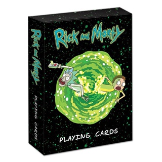 ชุดไพ่โป๊กเกอร์ Deluxe Rick and Morty Harry Potter Hogwarts สําหรับเล่นเกมกระดาน