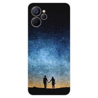 เคสซิลิโคน TPU สำหรับ Realme 10T Realme10T 5G เคส ซิลิโคนนิ่ม ดอกไม้