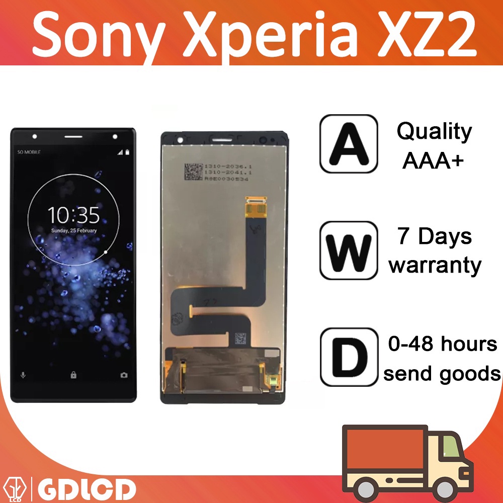 หน้าจอ Sony Xperia XZ2 XZ2 XZ2 หน้าจอสัมผัสดิจิทัล LCD สําหรับ