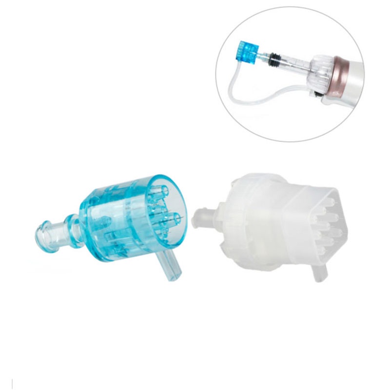 10Pcs 5/ 5Pcs 9 Pin EZ Mesogun ตลับหมึกเข็มเคล็ดลับทิ้งหัวฉีดสำหรับ Mesotherapy