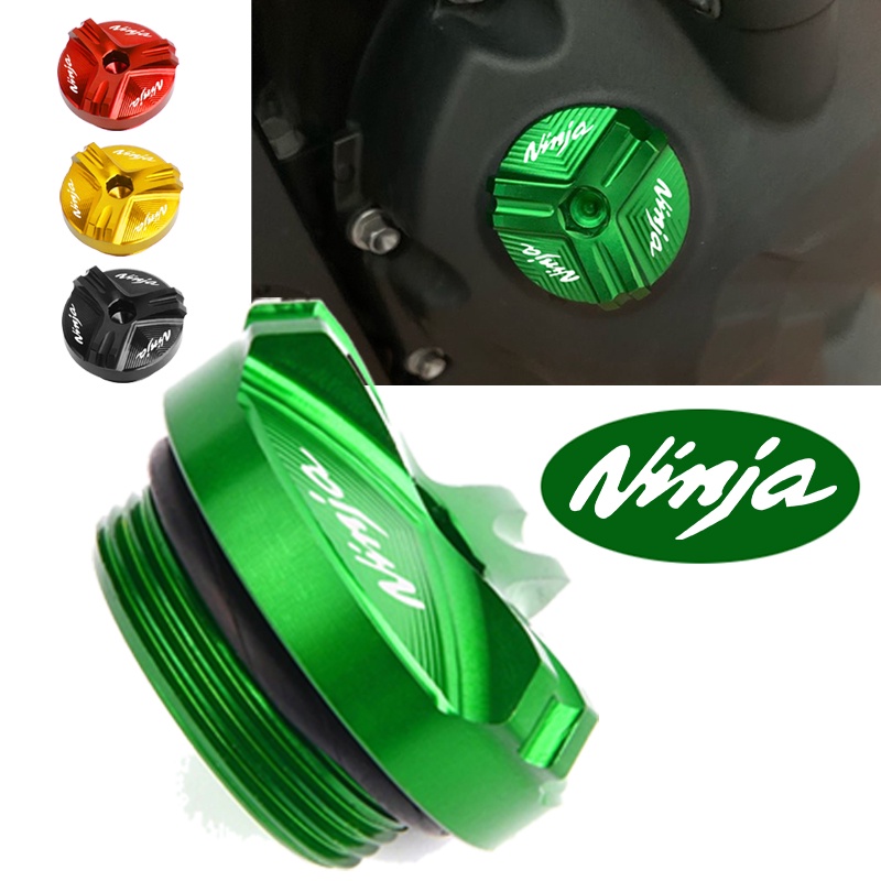 ฝาปิดถังน้ํามันเครื่องยนต์ สําหรับรถจักรยานยนต์ Kawasaki ninja 250R 300 ZX6R ZX9R ZX14R 500R 600R 75
