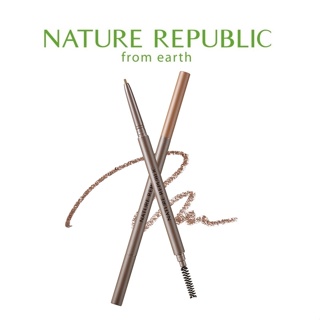 [NATURE REPUBLIC] Botanical Micro Slim Brow Pencil 0.08g  ดินสอเขียนคิ้ว ไมโคร สลิม สินค้าเกาหลีแท้ๆส่งตรงจากเกาหลี