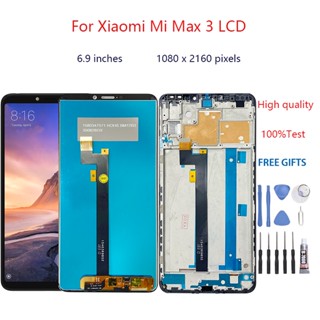 อะไหล่หน้าจอสัมผัสดิจิทัล LCD แบบเปลี่ยน สําหรับ Xiaomi Mi Max 3 Xiaomi Mi Max 3