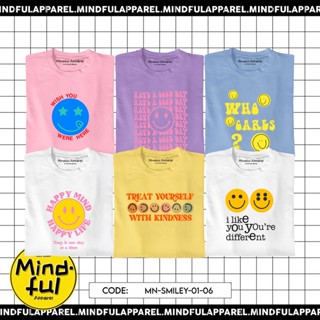 MINIMAL SMILEY GRAPHIC TEES | MINDFUL APPAREL T-SHIRT_02