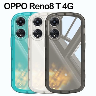 เคสโทรศัพท์มือถือ ซิลิโคนนิ่ม ใส กันกระแทก สําหรับ OPPO Reno8 T 4G