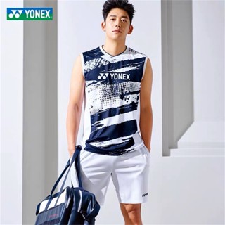 ใหม่ Yonex เสื้อยืด แขนสั้น ลายแบดมินตัน ปิงปอง สําหรับผู้ชาย และผู้หญิง 2023