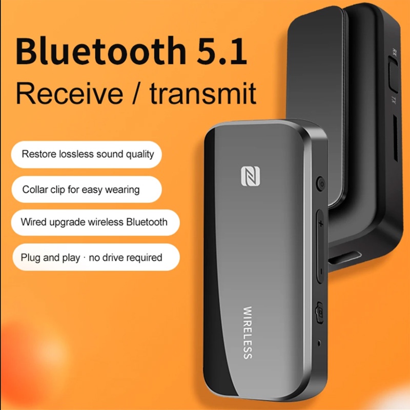 เครื่องรับส่งสัญญาณเสียงสเตอริโอไร้สาย 5.2 พร้อมอะแดปเตอร์เสียงสเตอริโอ AUX 3.5 มม. รองรับ U-Disk Play TF แฮนด์ฟรี สําหรับรถยนต์