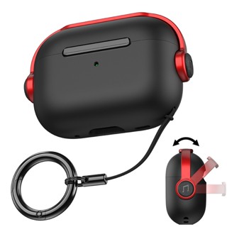เคสหูฟัง กันกระแทก ลายเด็กผู้ชายดนตรี 3D พร้อมพวงกุญแจ สําหรับ Airpods Pro 2 Pro 2