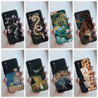 เคส Huawei Nova 9 / Nova 10 SE / Nova 10 Pro / Cool Black Dragon Snake Animals กันกระแทก เคสโทรศัพท์ แบบนิ่ม เคสด้านหลัง