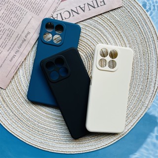 เคสโทรศัพท์มือถือ ซิลิโคน สีพื้น สําหรับ Honor X8A