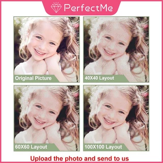 Pm ( รูปภาพที่กําหนดเอง ) ภาพปักครอสติชคริสตัล รูปถ่ายส่วนตัว 5D ขนาดใหญ่ สําหรับตกแต่งบ้าน DIY 5251