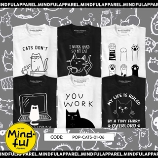 POP CULTURE CATS GRAPHIC TEES | MINDFUL APPAREL T-SHIRT_01