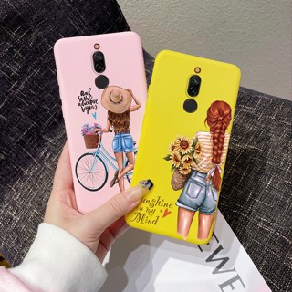 เคสโทรศัพท์มือถือ ซิลิโคน ลายดอกไม้ สําหรับ Xiaomi Redmi 8 8A Redmi8 Redmi8A