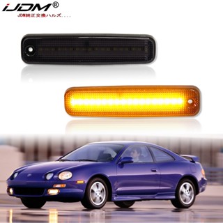 Ijdm ไฟเลี้ยว LED ติดกันชนหน้า แบบเปลี่ยน สําหรับ 1994 1995 1996 1997 1998 1999 Toyota Celica 8173020230 8174020200 โคมไฟมาร์กเกอร์ ด้านหน้า