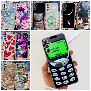 เคสโทรศัพท์ ซิลิโคนนิ่ม TPU ใส กันกระแทก สําหรับ Samsung Galaxy A14 A24 4G 2023 A14 5G SM-A146B