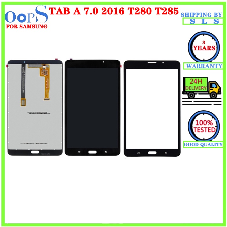 หน้าจอสัมผัส LCD T285 T280 สําหรับ Samsung Galaxy Tab A 7.0 2016 T280 T285