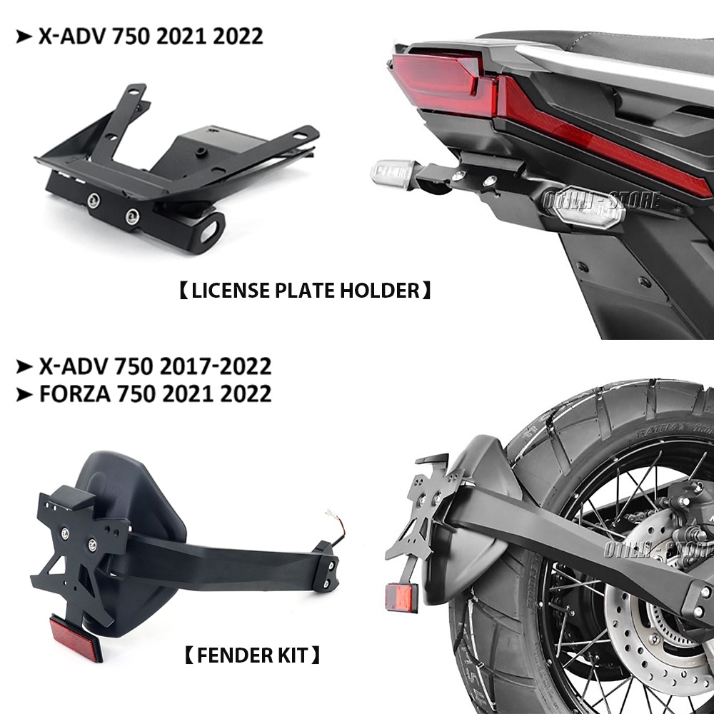 ชุดบังโคลนกรอบป้ายทะเบียนรถจักรยานยนต์ สําหรับ Honda X-ADV XADV 750 XADV750 FORZA 750 Forza750 2021 2022