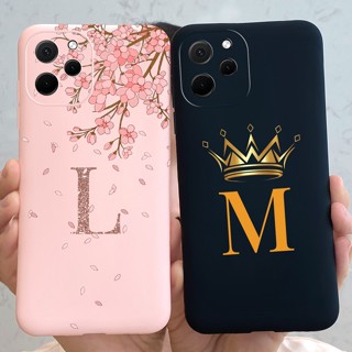 เคสซิลิโคนนิ่ม ลายมงกุฎ ตัวอักษร หรูหรา สําหรับ Huawei Nova Y61 EVE-LX9 Huawei NovaY61 Y 61 EVE-LX3