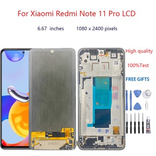 อะไหล่หน้าจอสัมผัสดิจิทัล LCD แบบเปลี่ยน สําหรับ Xiaomi Redmi Note 11 Pro Xiaomi Redmi Note 11 Pro