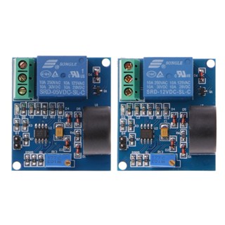 โมดูลรีเลย์ตรวจจับกระแสไฟ AC 5A 12V 5V Rel