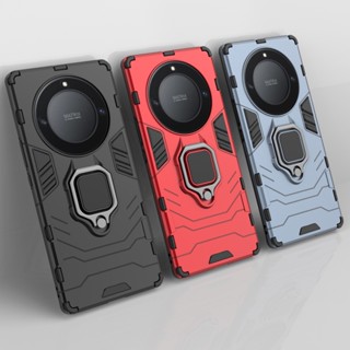 เคสโทรศัพท์มือถือแข็ง กันกระแทก พร้อมแหวนขาตั้ง สําหรับ Honor X40 X9a 5G case เคส