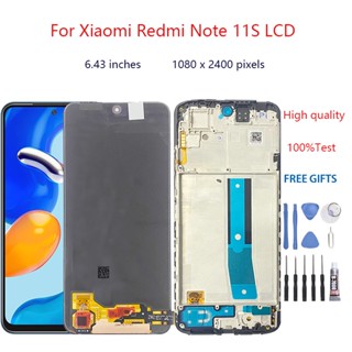 Oled อะไหล่หน้าจอสัมผัสดิจิทัล LCD แบบเปลี่ยน สําหรับ Xiaomi Redmi Note 11S Xiaomi Redmi Note 11S