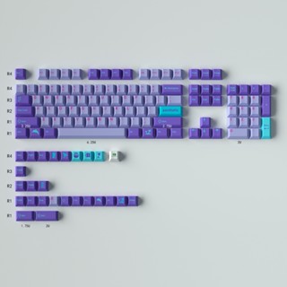 Gmk ปุ่มกดคีย์บอร์ด PBT 130 คีย์ DYE-SUB สําหรับเล่นเกม