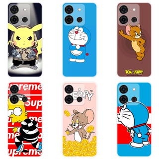 เคสซิลิโคน TPU สำหรับ  infinix Smart 7 Smart7 เคส ซิลิโคนนิ่ม สีพื้น