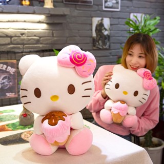 ใหม่ ตุ๊กตายัดนุ่น อนิเมะ Hello Kitty Sanrio Kawaii ของเล่นสําหรับเด็ก