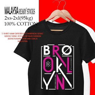 &lt;STOCKS SEDIA&gt; BROOKLYN CITY BAJU T-SHIRT PEREMPUAN LELAKI WOMEN MEN UNISEX LENGAN PENDEK/KAIN COTTON/Oversize/MURA_03