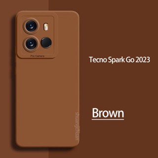 เคส Tpu นิ่ม ป้องกันกล้อง สีแคนดี้ สีมาการอง สําหรับ Tecno Spark GO 2023 POP 7PRO Spark 8P Spark 6 GO GO 2020