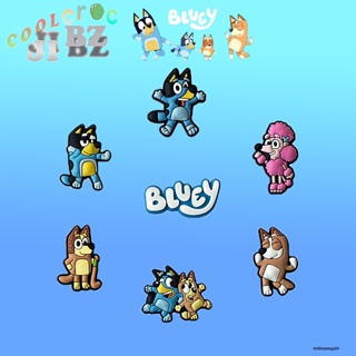 BLUEy Jibbitz Crocs รองเท้าการ์ตูนน่ารักตก แต่ง ชุดเครื่องรางรองเท้า ปุ่มรองเท้า