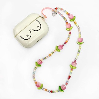 🇰🇷byyum🇰🇷 Handmade products in Korea [Tulip flower cell phone strap]