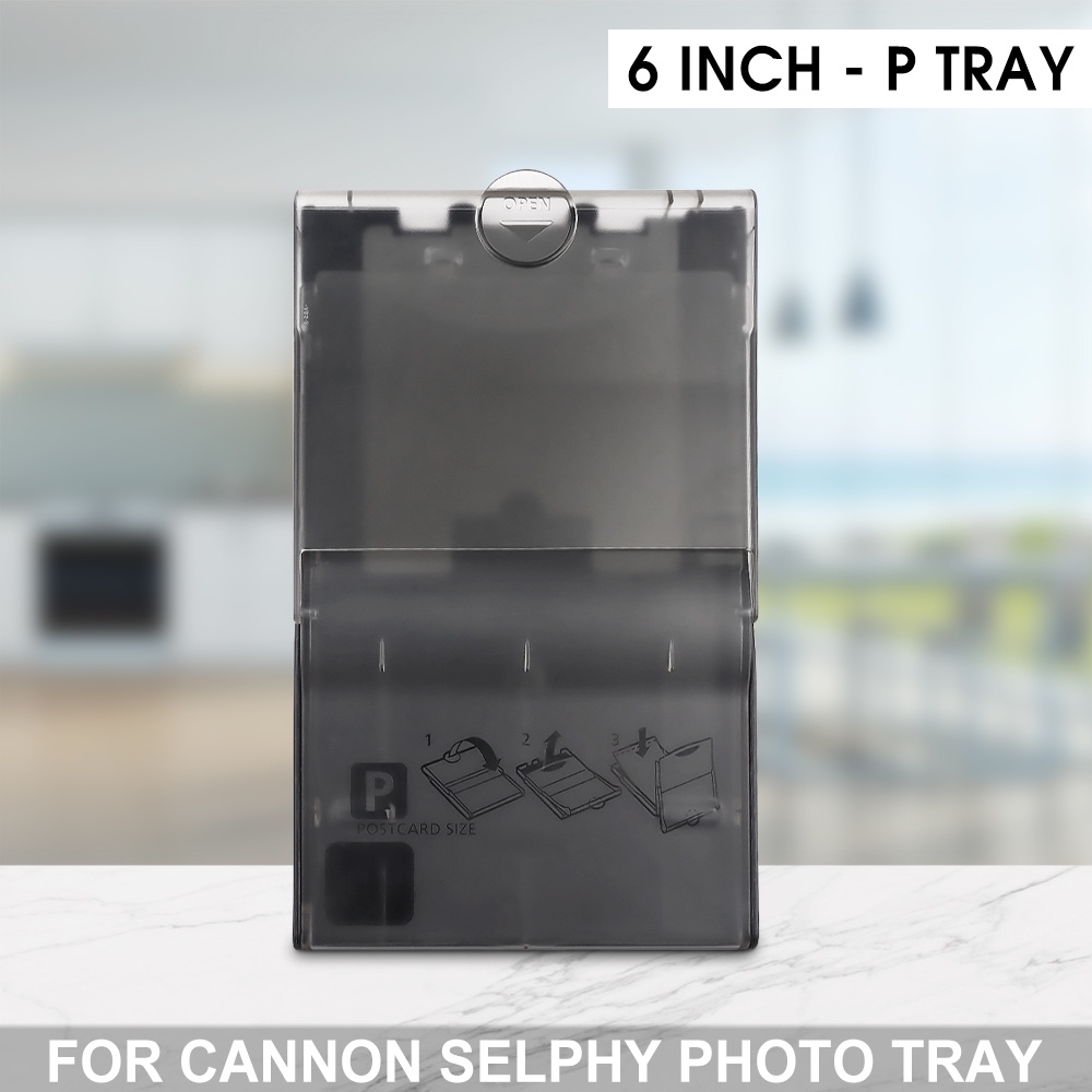 SELPHY Photo Paper Input Tray 6 Inch (P Tray) Fit Canon Selphy CP1500 CP1300 CP1000 CP800 CP730 and More Series Photo Printer