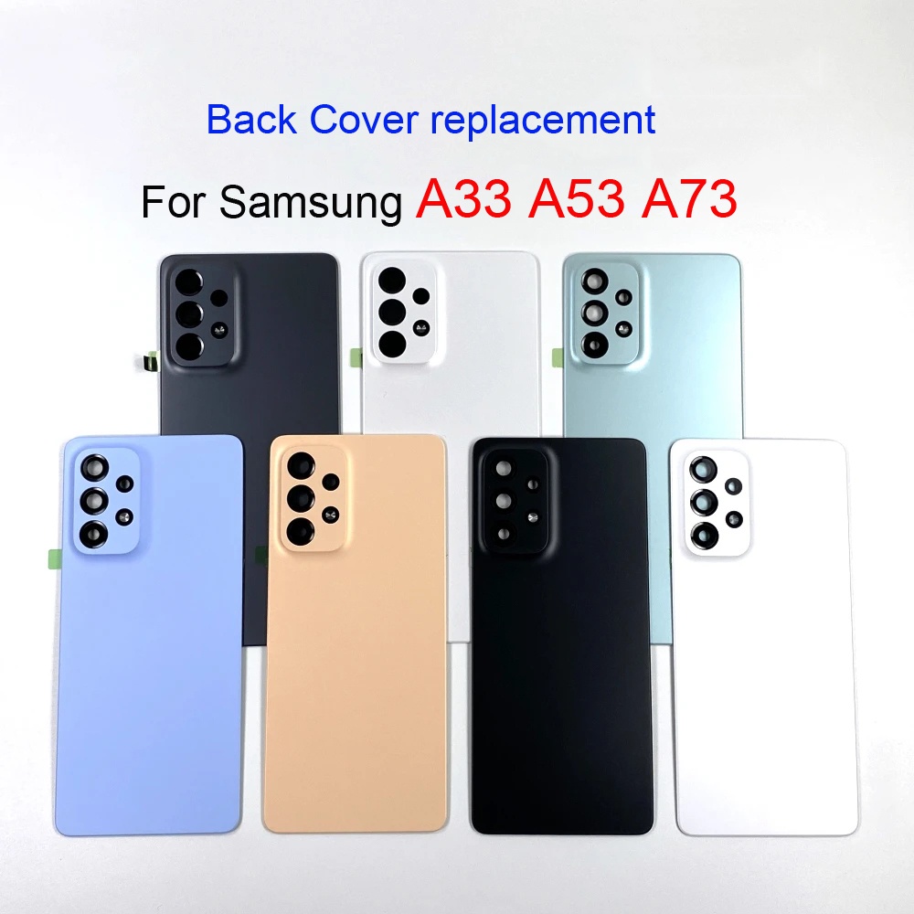 เปลี่ยนฝาครอบกรอบด้านหลังสําหรับ Samsung Galaxy A33 A53 A73 5G