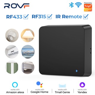 ROVF Tuya Smart WiFi RF Infrared Remote Control Infrared Controller Air Conditioning TV Curtain Roller Blind Alexa Google Home Yandex Alice Tmall Genie