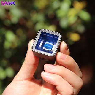 Sanyk 4K HD 1.33X โทรศัพท์ มุมกว้าง หน้าจอกว้าง สีเงิน ฟิล์มอนาโมโรฟิก ชุดเลนส์กล้องวิดีโอ Huawei Iphone สากล